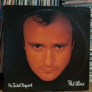 Phil Collins 'No Jacket Required' vintage Vinyl Record 1985